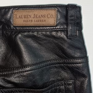 Ralph Lauren Leather Jeans